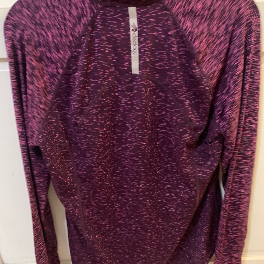 Ideology Red Fitted Raglan Sweatshirt